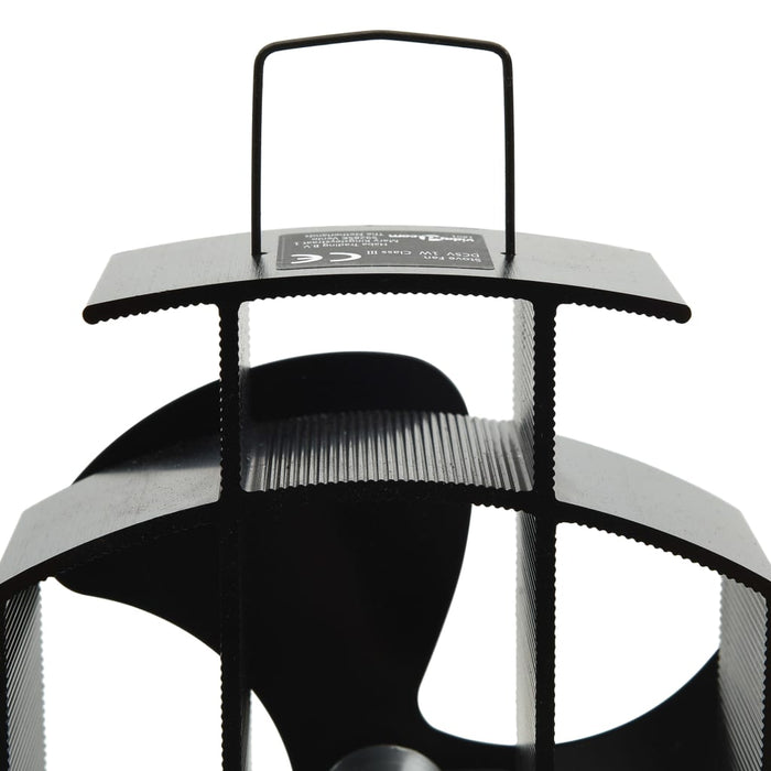 Ventilator de sobă cu alimentare termică, 3 palete, negru - WALTI WALTI