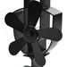 Ventilator de sobă cu alimentare termică, 5 palete, negru - WALTI WALTI