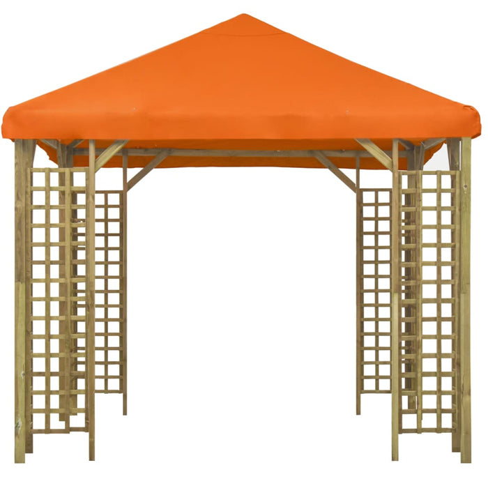 Pavilion, portocaliu, 3 x 3 m (310032+47708) WALTI