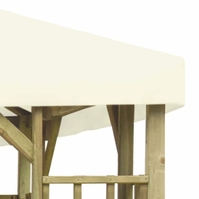 Pavilion, crem, 4 x 3 m (310033+47713) WALTI