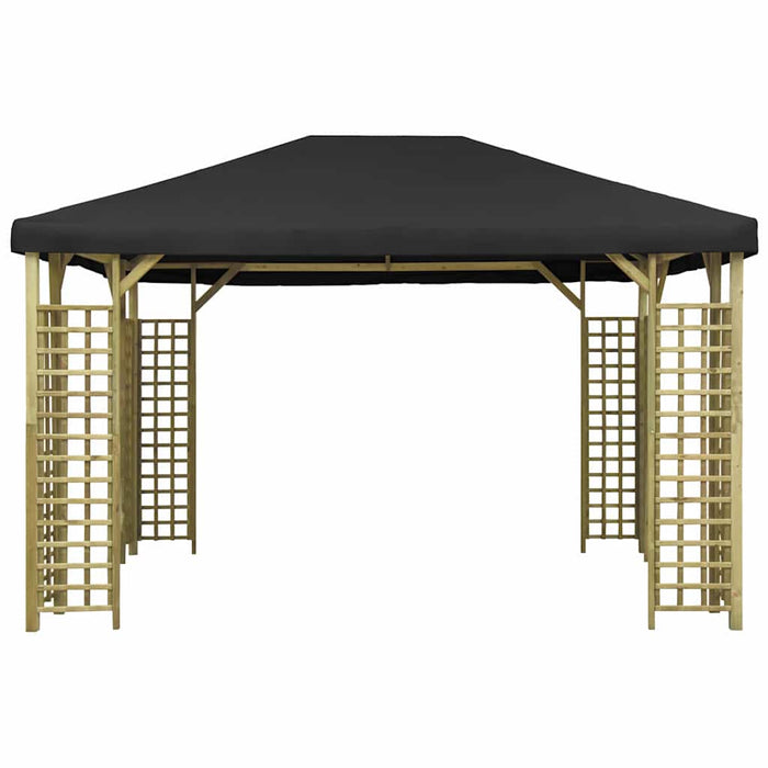 Pavilion, antracit, 4 x 3 m (310033+47717) WALTI