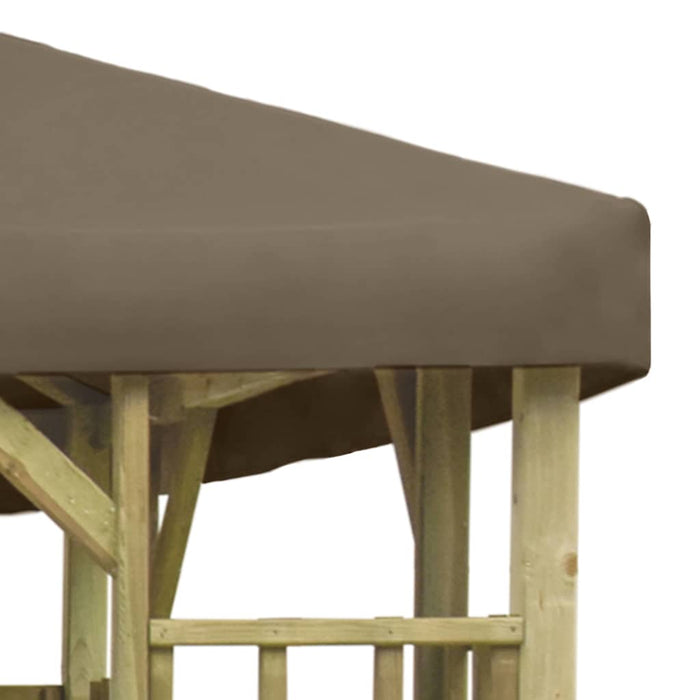 Pavilion, gri taupe, 4 x 3 m (310033+46623) WALTI
