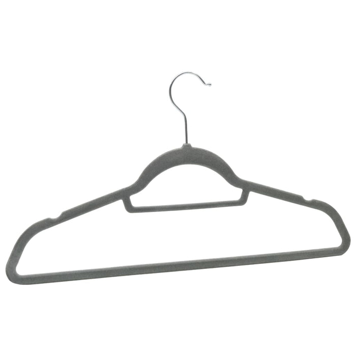 Set de umerașe anti-alunecare, 50 buc., gri, catifea - WALTI WALTI