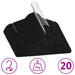 Set de umerașe anti-alunecare, 20 buc., negru, catifea - WALTI WALTI