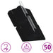 Set de umerașe anti-alunecare, 50 buc., negru, catifea - WALTI WALTI