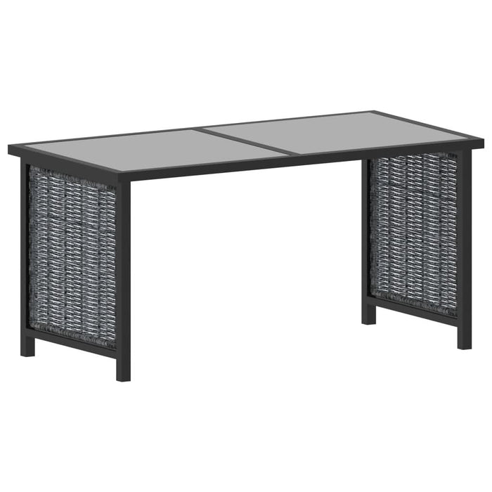 Set mobilier de grădină cu perne, 8 piese, antracit, poliratan - WALTI WALTI