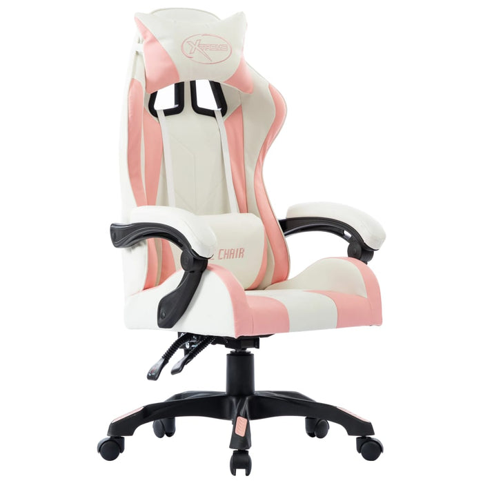 Scaun de racing, roz, piele ecologică - WALTI WALTI