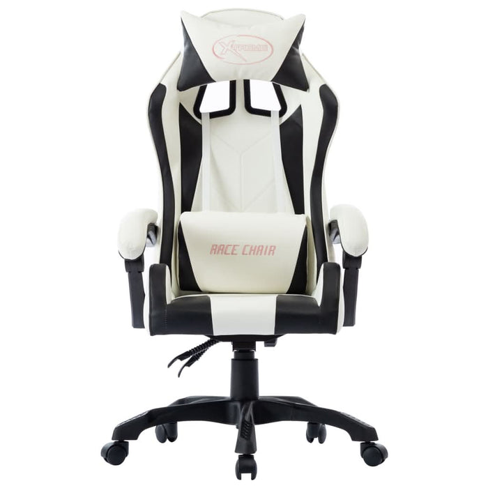 Scaun de racing, negru, piele ecologică - WALTI WALTI