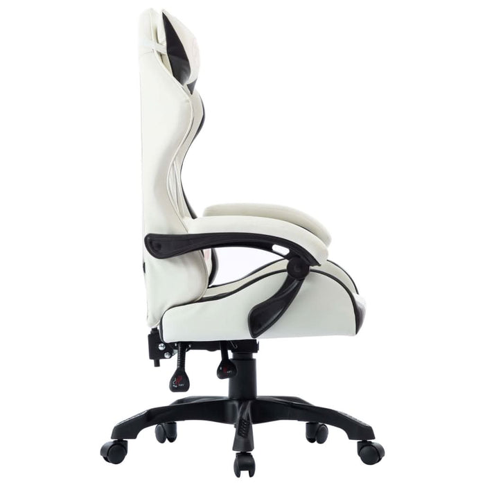 Scaun de racing, negru, piele ecologică - WALTI WALTI