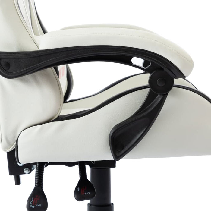 Scaun de racing, negru, piele ecologică - WALTI WALTI