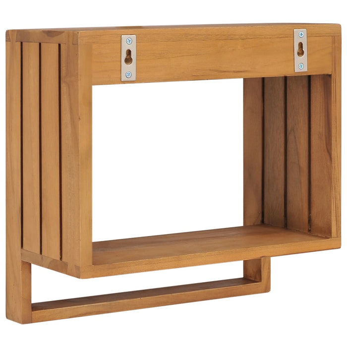 Suport prosoape de perete, 35 x 20 x 35 cm, lemn masiv de tec - WALTI WALTI
