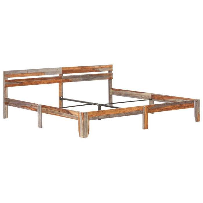 Cadru de pat fără saltea, 200x200 cm, lemn masiv - WALTI WALTI