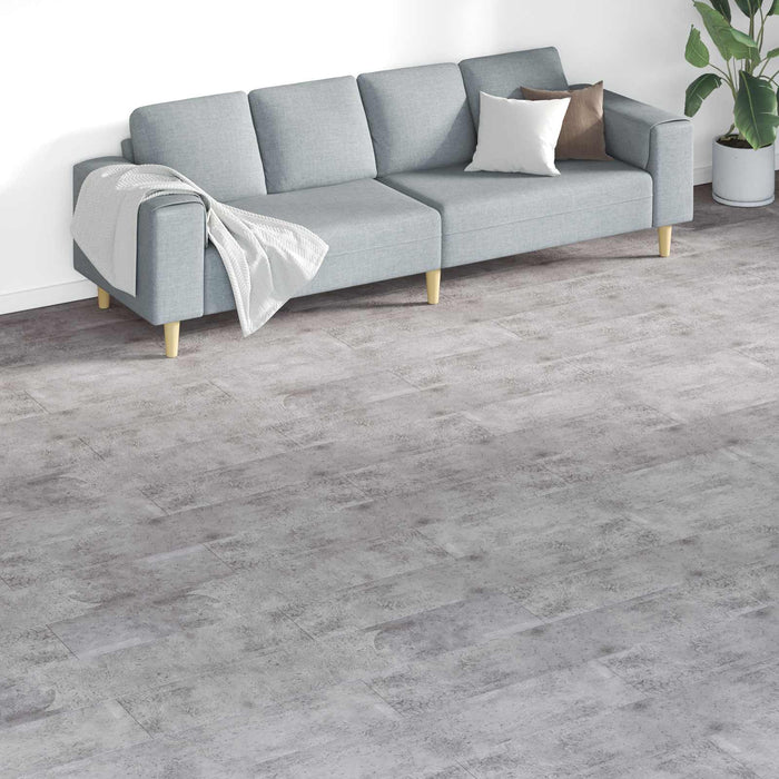 Plăci de Pardoseală 18 pcs Ciment maro 5,26 m² PVC - WALTI WALTI