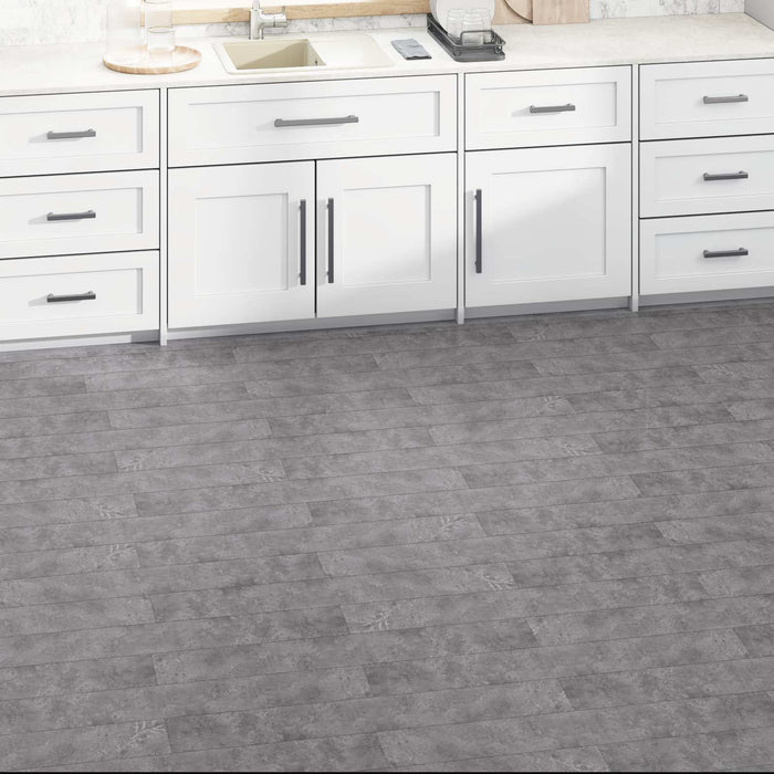Plăci de Pardoseală 36 pcs Gri Beton 5,02 m² PVC - WALTI WALTI
