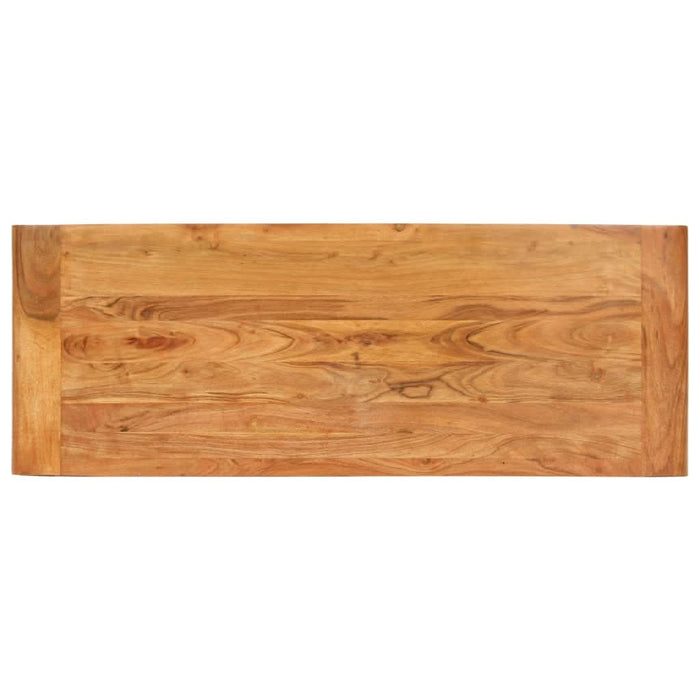Masă consolă, 110x40x76cm lemn masiv acaciacu finisaj tip miere - WALTI WALTI