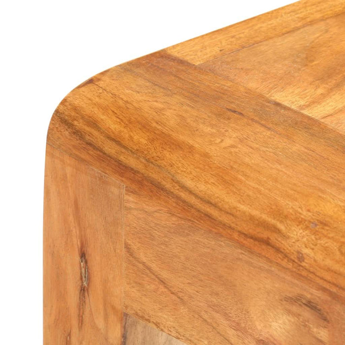 Masă consolă, 110x40x76cm lemn masiv acaciacu finisaj tip miere - WALTI WALTI