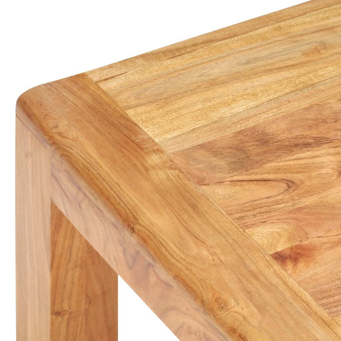 Masă de cafea 110x60x35cm lemn masiv acaciacu finisaj tip miere - WALTI WALTI