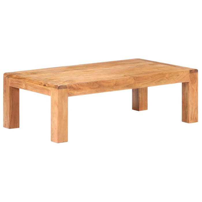Masă de cafea 110x60x35cm lemn masiv acaciacu finisaj tip miere - WALTI WALTI