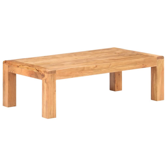 Masă de cafea 110x60x35cm lemn masiv acaciacu finisaj tip miere - WALTI WALTI