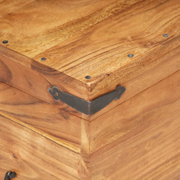 Cufăr, 90 x 40 x 40 cm, lemn masiv de acacia - WALTI WALTI