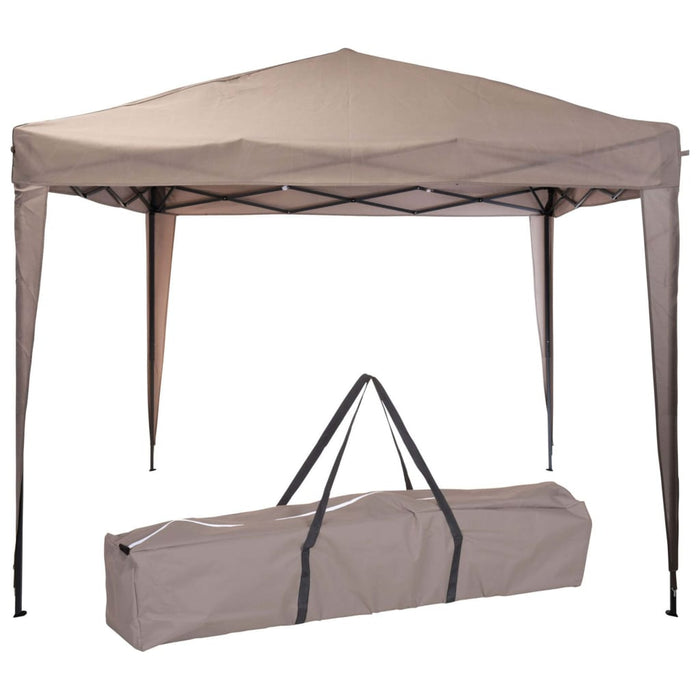 ProGarden Cort de petrecere Easy-Up, gri taupe, 300x300x245 cm - WALTI WALTI