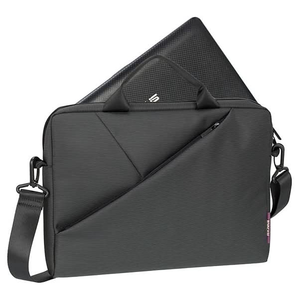 Geanta laptop RIVACASE 8720, 13.3", poliester, gri WALTI