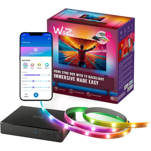 Sync Box Starter Kit + Banda LED RGBIC Gradient 55"-65" - WALTI WALTI