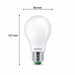 Bec LED Philips Classic A 4 W 60 W E27 840 lm (2700 K) - WALTI WALTI