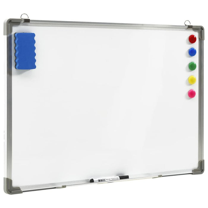 Tablă magnetică albă cu ștergere uscată 90x60 cm oțel - WALTI WALTI