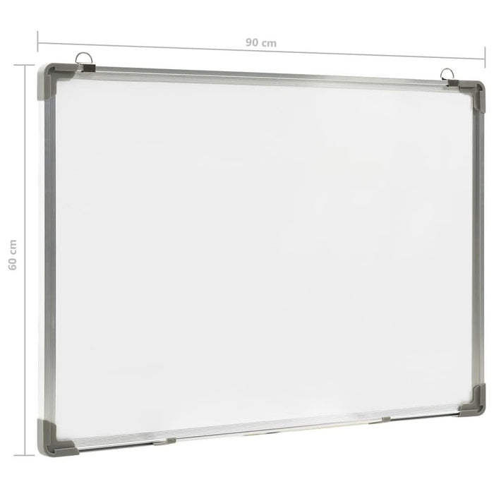 Tablă magnetică albă cu ștergere uscată 90x60 cm oțel - WALTI WALTI
