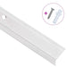 Profile trepte în formă de L, 15 buc, argintiu, 90 cm, aluminiu - WALTI WALTI
