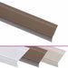 Profile trepte în formă de L, 5 buc., maro, 90 cm, aluminiu - WALTI WALTI