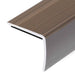 Profile trepte în formă de L, 5 buc., maro, 90 cm, aluminiu - WALTI WALTI