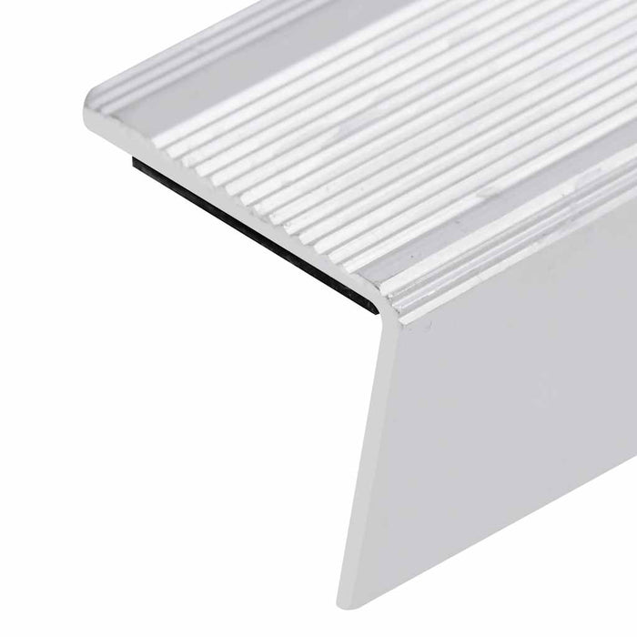 Profile trepte în formă de L, 5 buc, argintiu, 100 cm, aluminiu - WALTI WALTI