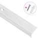 Profile trepte formă L, 15 buc, argintiu, 100 cm, aluminiu - WALTI WALTI
