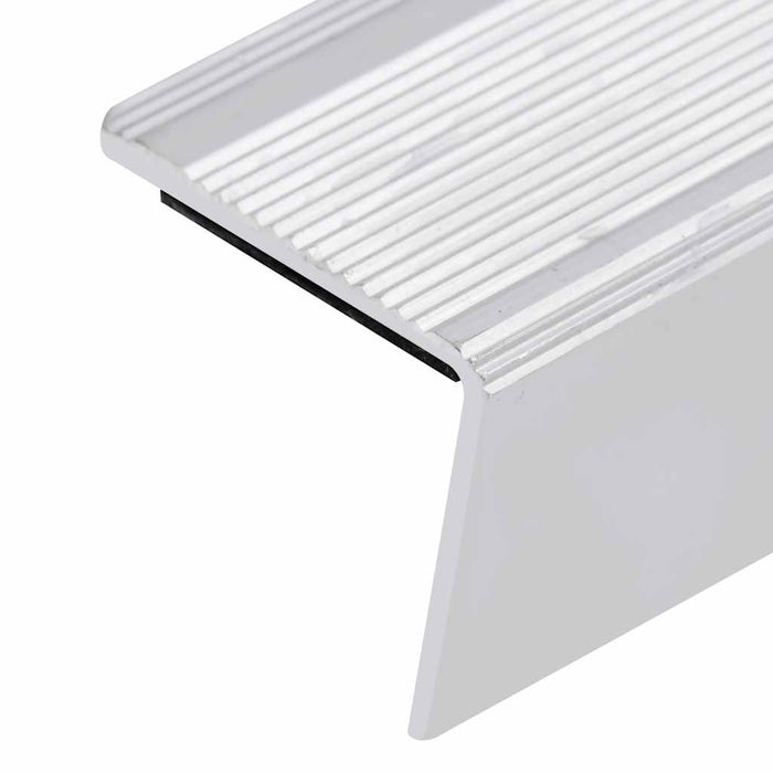 Profile trepte formă L, 15 buc, argintiu, 100 cm, aluminiu - WALTI WALTI