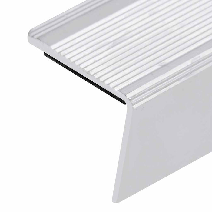 Profile trepte în formă de L, 5 buc, argintiu, 100 cm, aluminiu - WALTI WALTI