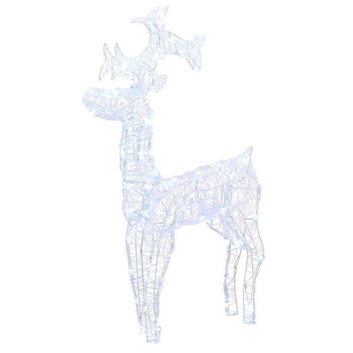 Decorațiune de Crăciun ren, 90 LED-uri, 60x16x100 cm, acril WALTI