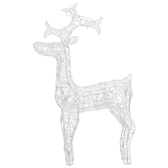 Decorațiune de Crăciun ren, 90 LED-uri, 60x16x100 cm, acril WALTI