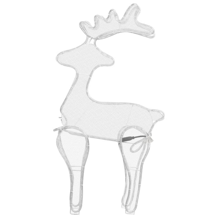 Decorațiune de Crăciun ren cu plasă, 306 LED-uri, 60x24x89 cm - WALTI WALTI
