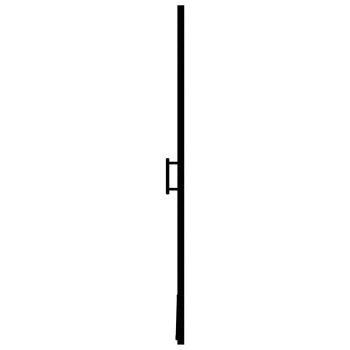 Ușă de duș, negru, 100 x 178 cm, sticlă securizată - WALTI WALTI