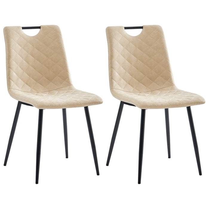 Set mobilă de bucătărie, 3 buc., crem, piele ecologică WALTI