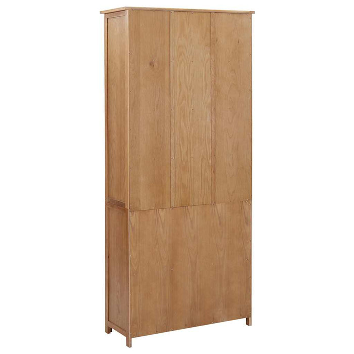 Bibliotecă cu 2 uși, 90 x 30 x 200 cm, lemn masiv stejar WALTI