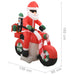 Moș Crăciun pe motocicletă gonflabil, LED, IP44, 160 cm - WALTI WALTI