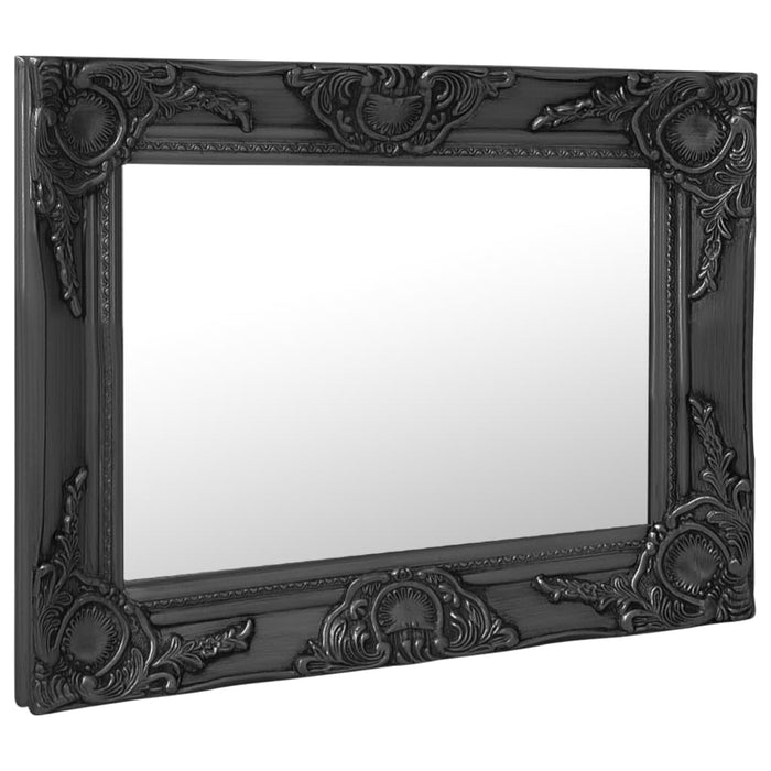 Oglindă de perete în stil baroc, negru, 50 x 40 cm - WALTI WALTI