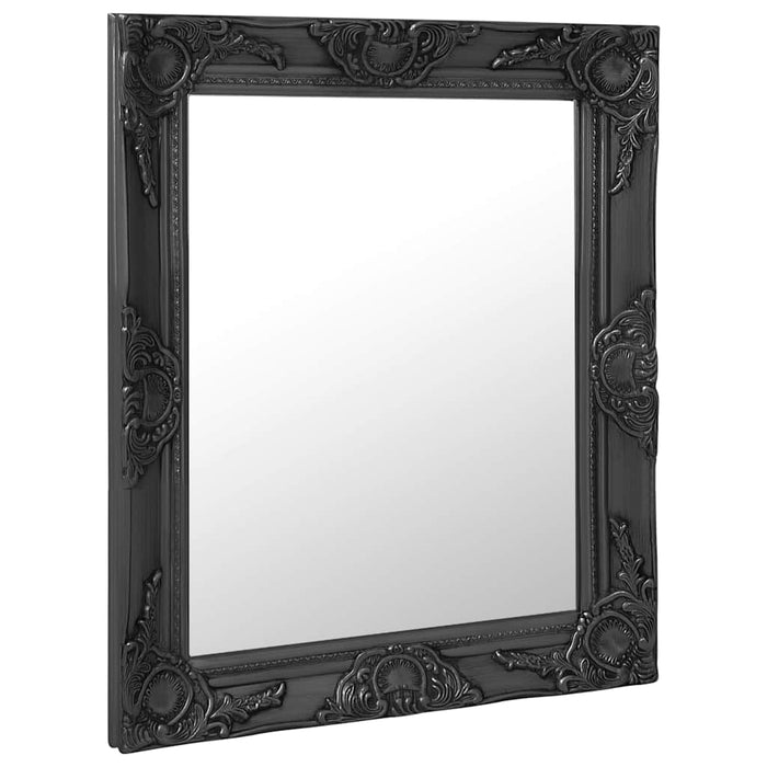 Oglindă de perete în stil baroc, negru, 50 x 60 cm - WALTI WALTI
