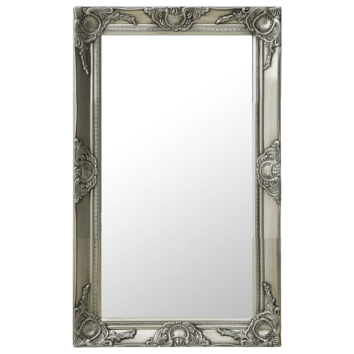 Oglindă de perete în stil baroc, argintiu, 50 x 80 cm - WALTI WALTI