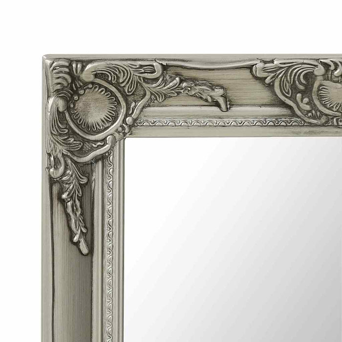 Oglindă de perete în stil baroc, argintiu, 50 x 120 cm WALTI