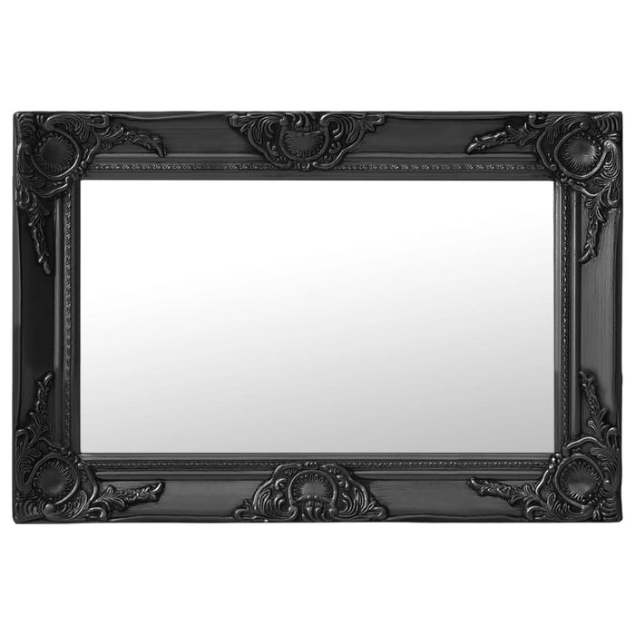 Oglindă de perete în stil baroc, negru, 60 x 40 cm - WALTI WALTI