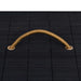 Coș de rufe din bambus cu 2 secțiuni, negru, 72 L - WALTI WALTI